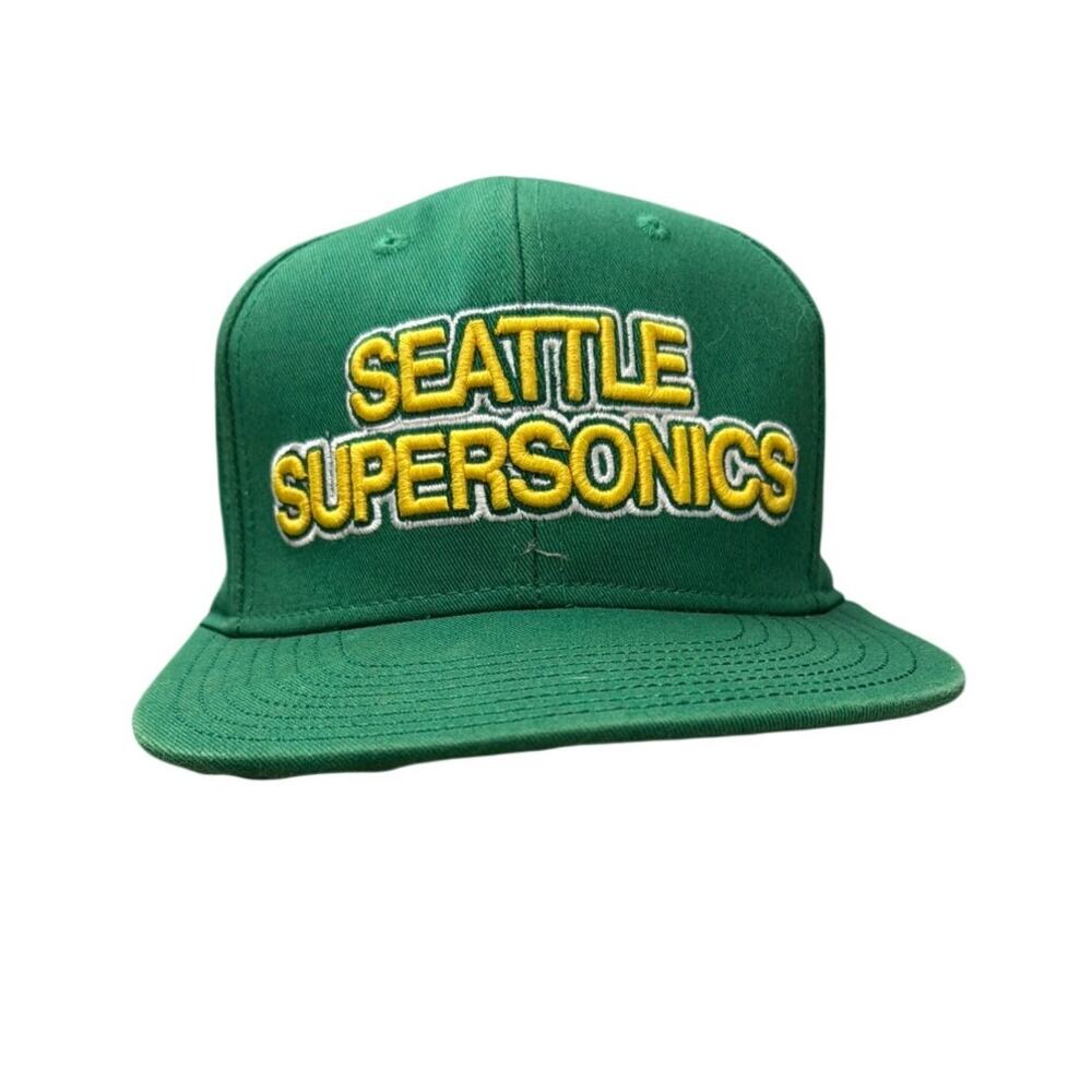Adidas Seattle Supersonics Embroidered Hat Youth One Size adjustable